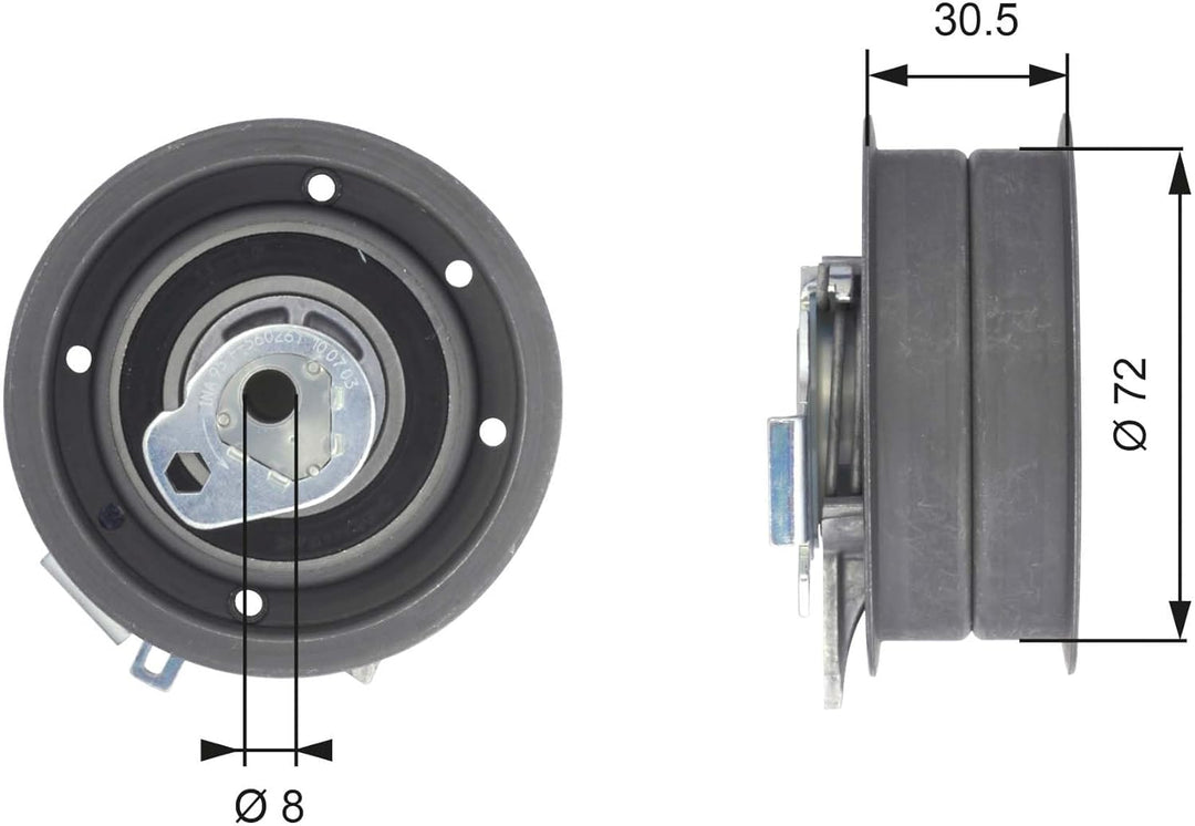GATES PowerGrip Kit + Wasserpumpe KP15489XS-2