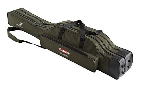 Mikado Rutentasche 2/3 Fächern Rutenfutteral Angeltasche viele Varianten! 1,2-1,6m (150cm/2 Kammern/