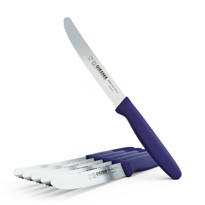 Giesser seit 1776 - Made in Germany - Tomatenmesser 6er Set Halal, lila, nachhaltiger griff, rutschf