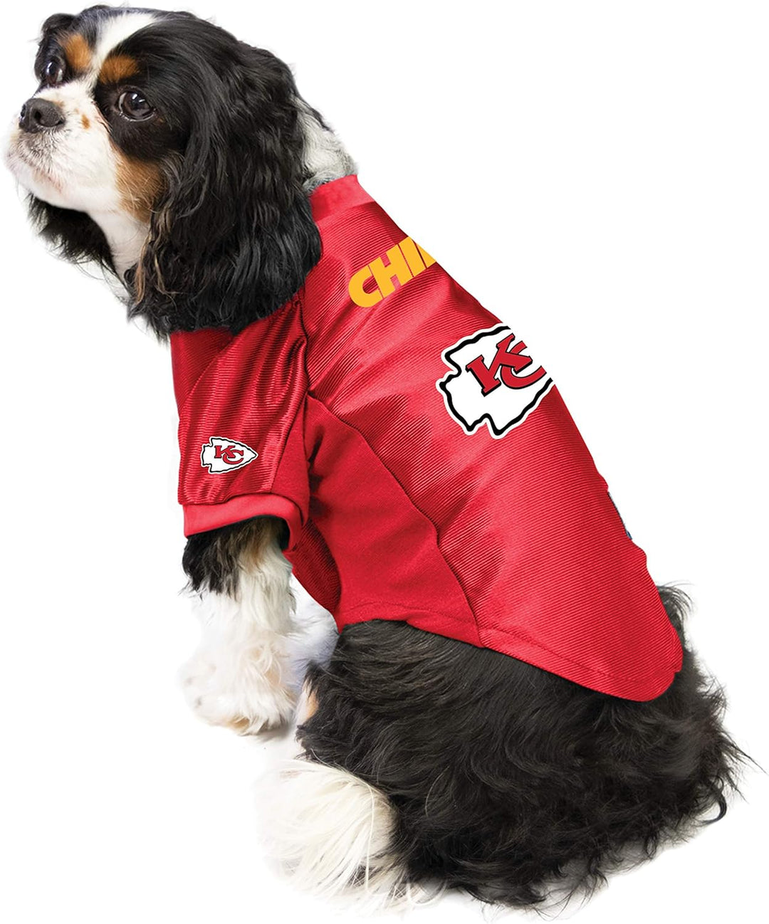 Littlearth NFL Kansas City Chiefs Stretch-Haustier-Trikot, Team-Farbe, Grösse XS Kansas City Chiefs