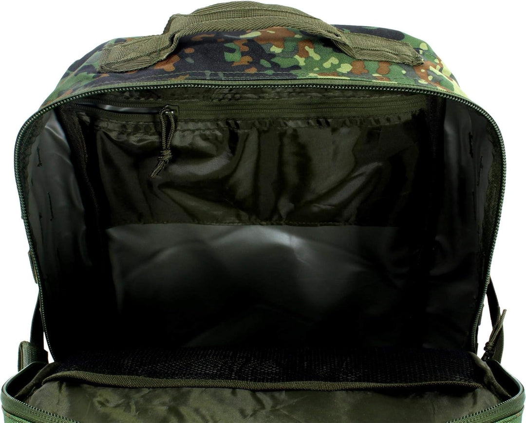 normani US Assault Pack Small, Rucksack, 25 Liter Flecktarn 25 l, Flecktarn 25 l