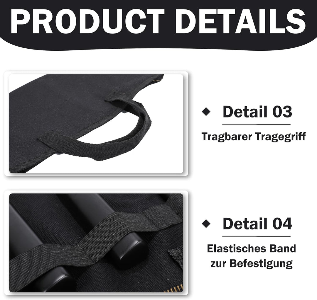 Messertasche für Köche, Küchenwerkzeugtasche für Küchenmesserset, Messertasche für Camping, Wandern,