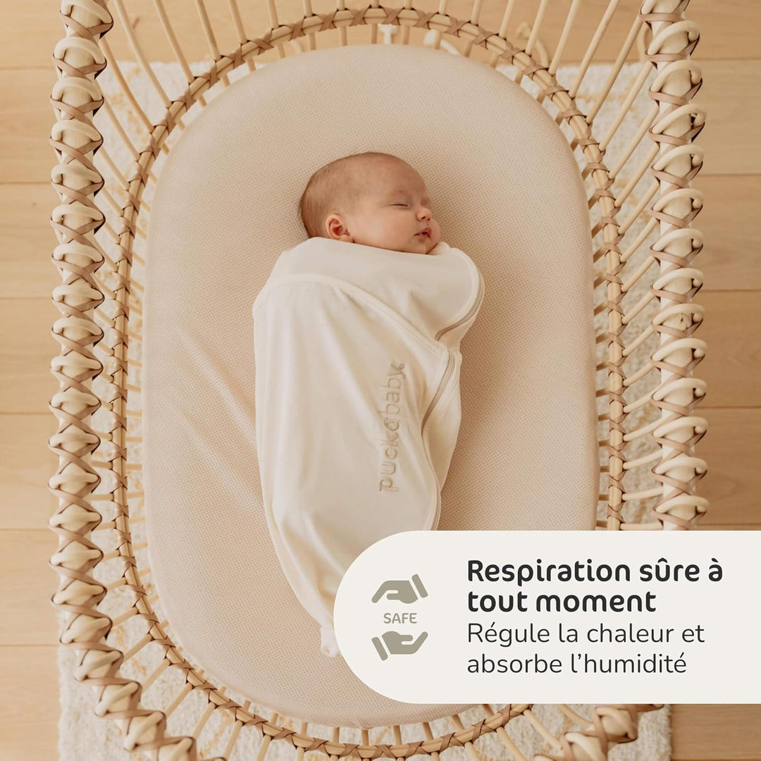 Aerosleep - SafeSleep 3D-Schoner Babywiege - Freie Atmung - Wärmeregulierung - Matratzeschutz - Anti