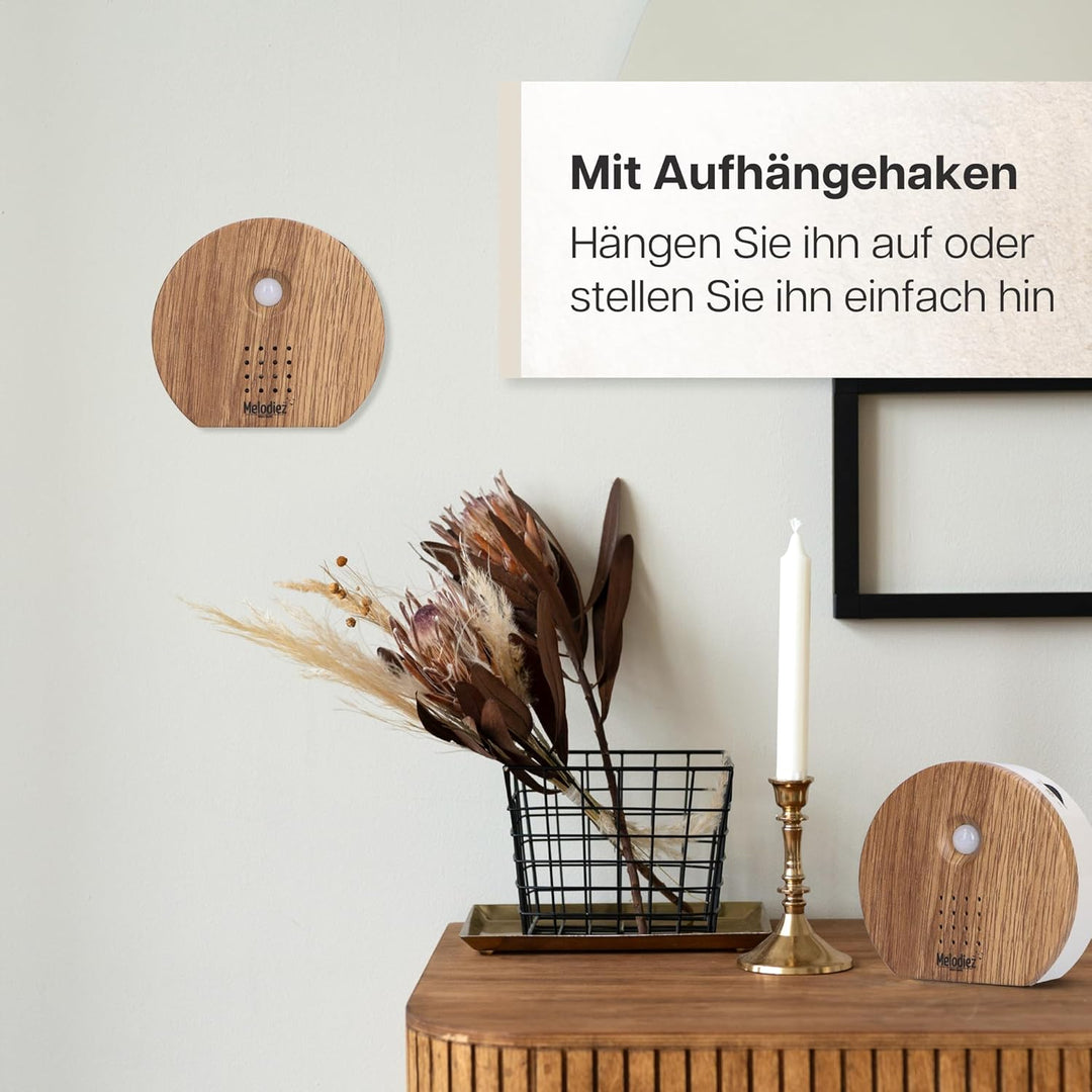 Melodiez Vogelgeräusche Hütte mit Sensor - Box Inkl. Batterien und 4 natürlichen Vogel, Ozean und Ds
