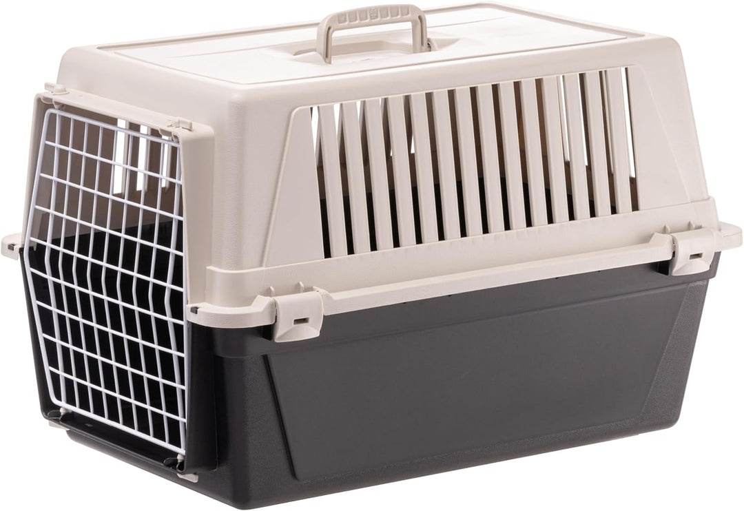 Ferplast Transportbox für Haustiere Hundebox für kleine Hunde und Katzen Atlas 30 EL, Transportbox f