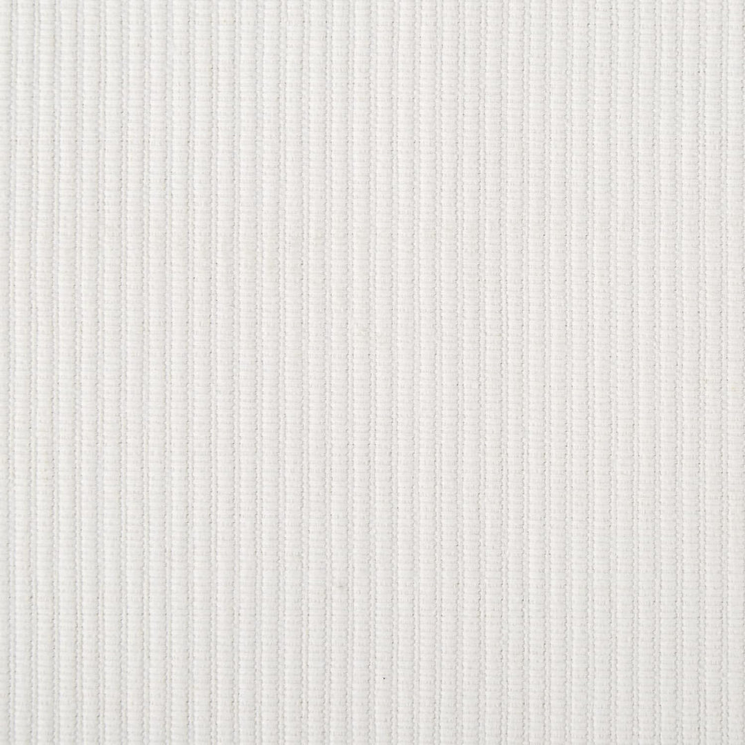 DII Basic Everyday Tischset aus 100% Baumwolle, gerippt, 33 x 48 cm, Weiss, 6 Stück Weiss/Opulenter