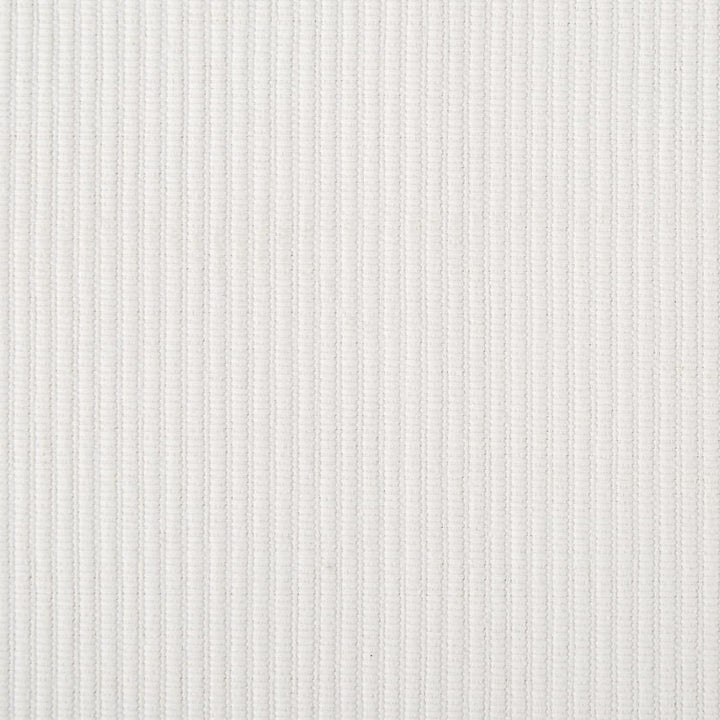 DII Basic Everyday Tischset aus 100% Baumwolle, gerippt, 33 x 48 cm, Weiss, 6 Stück Weiss/Opulenter
