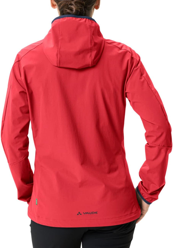 VAUDE Moab IV Softshelljacke für Damen - Übergangsjacke Damen, Winddichte & Atmungsaktive MTB-Jacke,