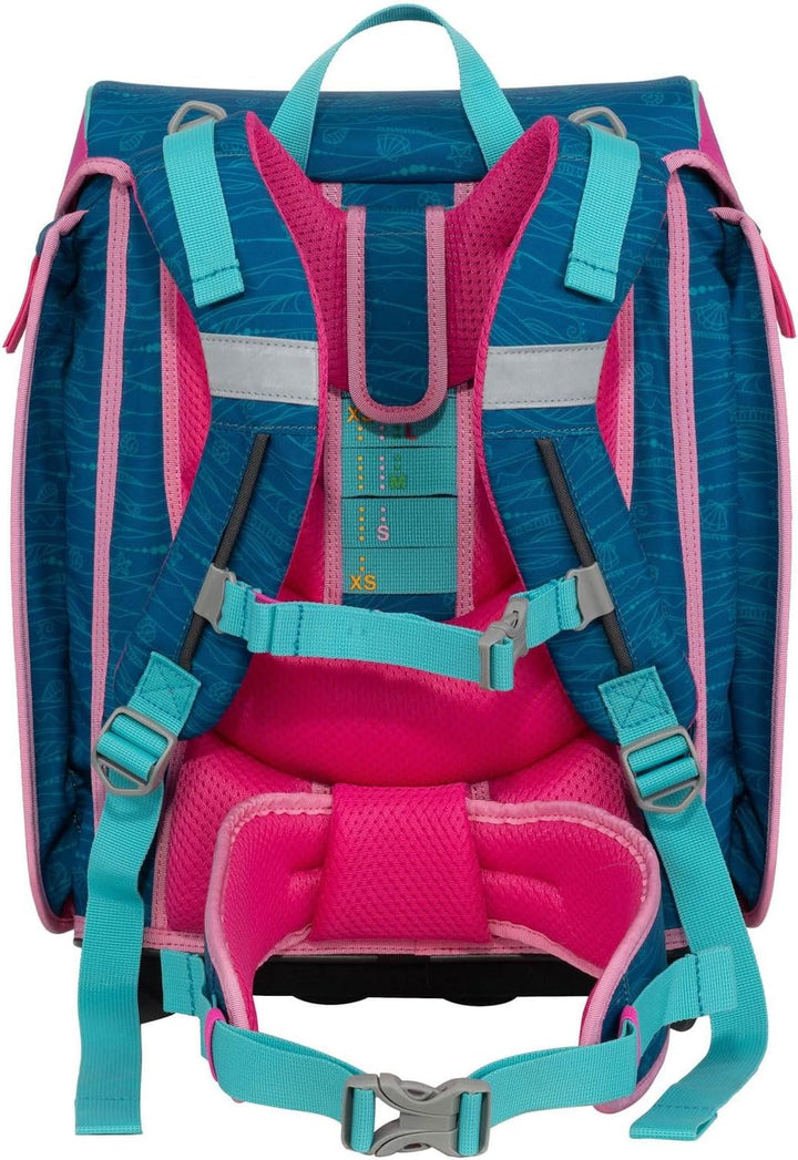 DerDieDas ErgoFlex Max - Schulranzen Set 5tlg. 950g Karibik Einheitsgrösse