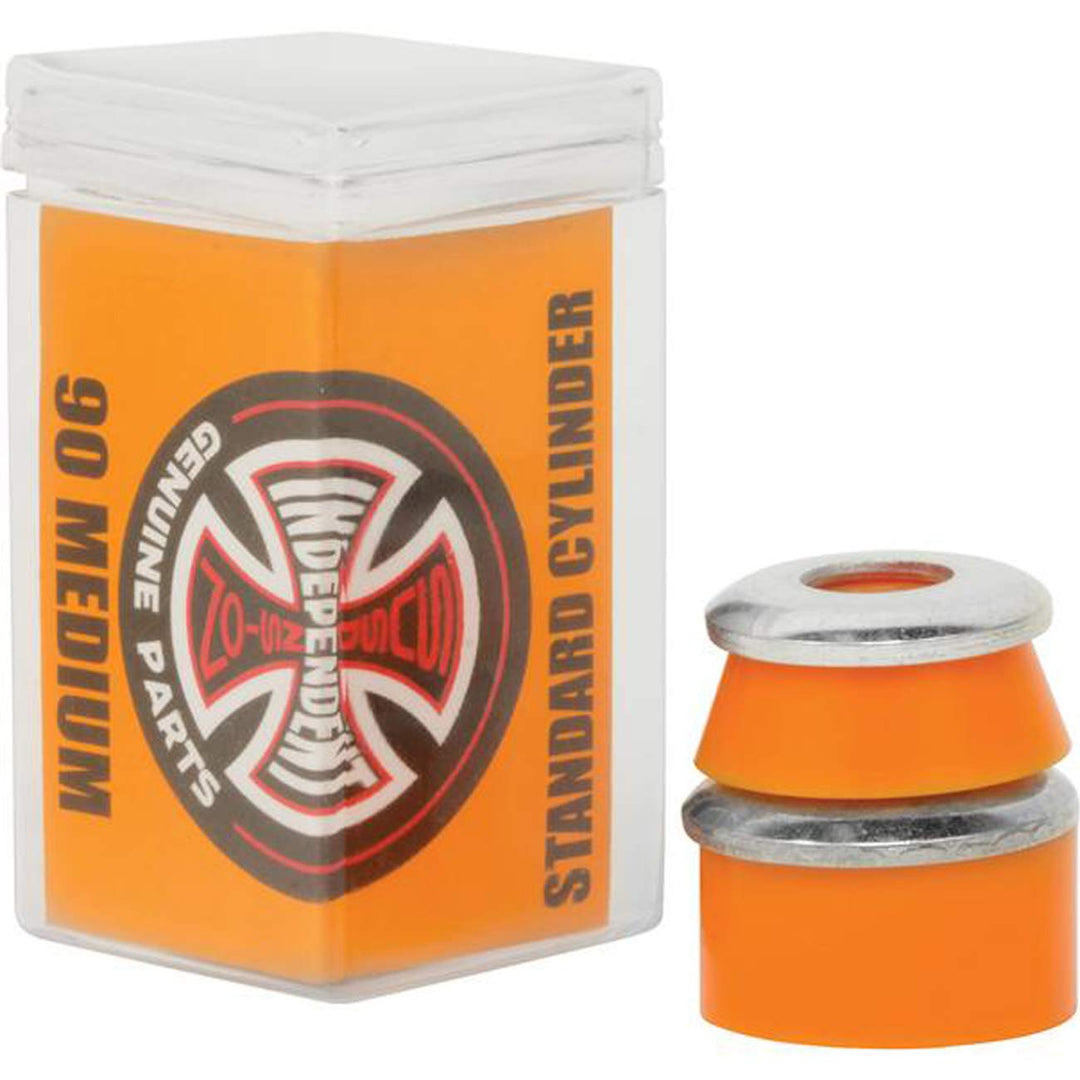 INDEPENDENT Skateboardzubehör Standard Cylinder Cushions Medium 90A Orange Einheitsgrösse, Orange Ei