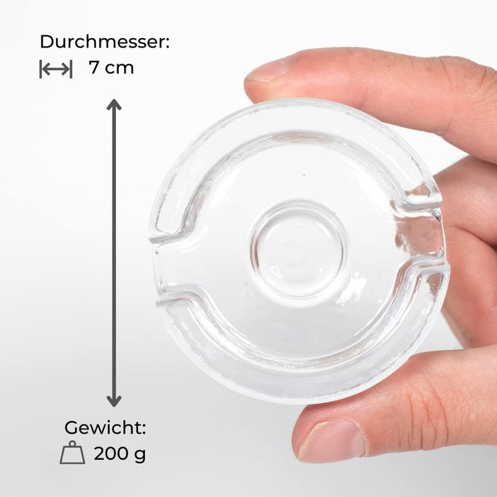 GÄRMEISTER Premium Fermentierglas Set 2er je 1,4 L mit Gärdeckel, Glasgewichten, Holzstössel, 100 g