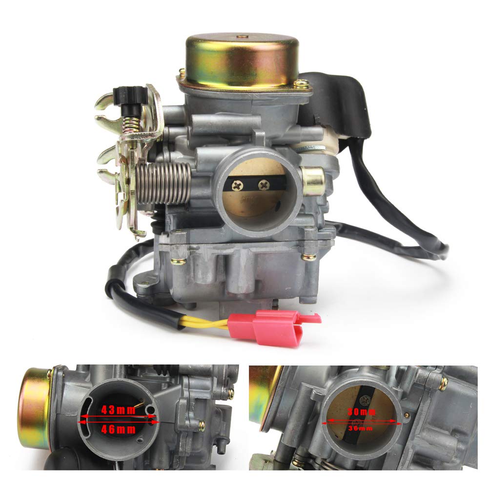 JFG RACING CVK 30 mm CVK30 Vergaser Moped Motorrad ATV Scooter mit GY6 150CC-250CC 200CC Motor