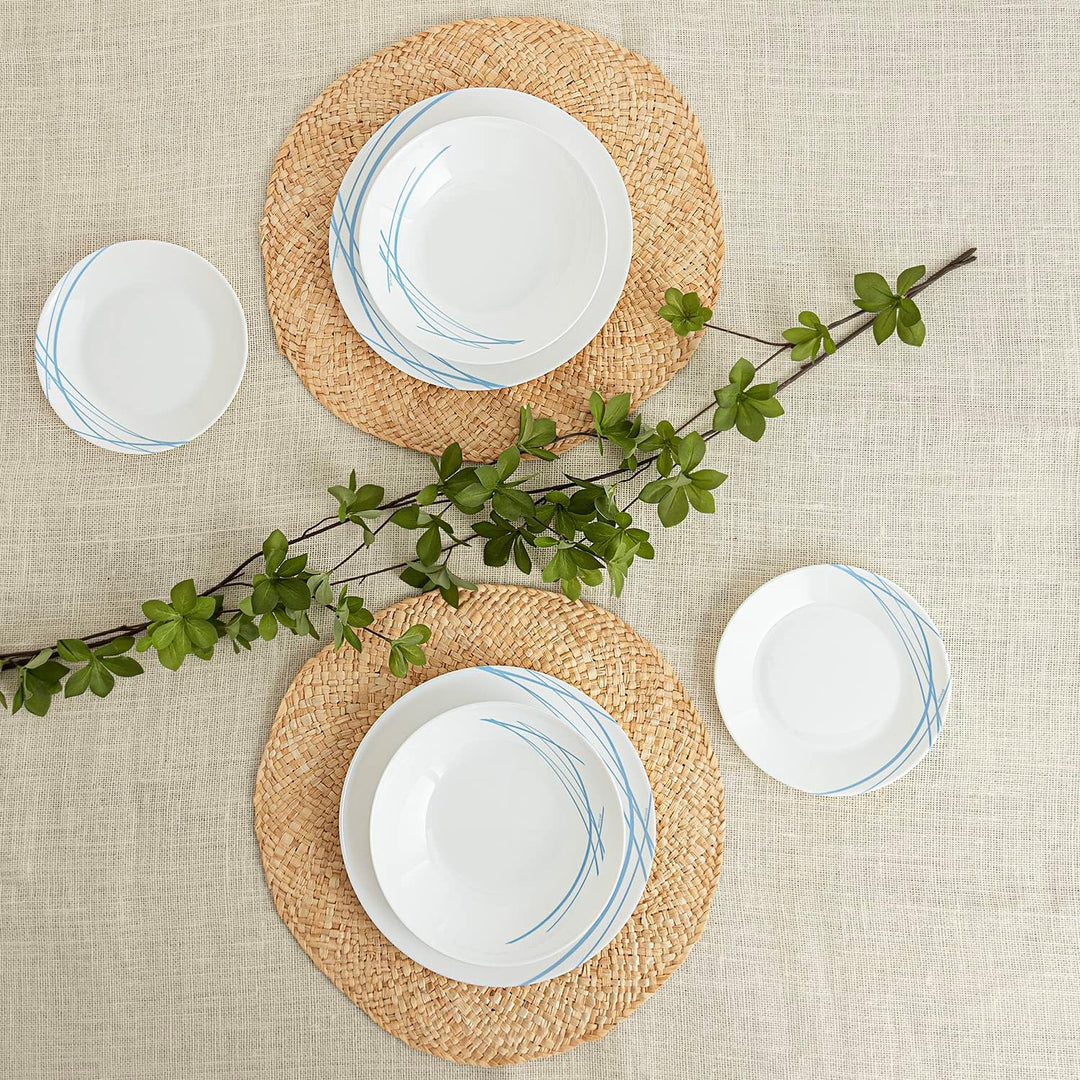 Arcopal DOMITILLE Opal Geschirr 12 Teile - 4 Personen