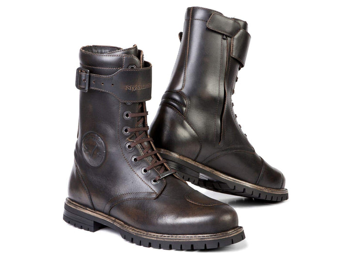 STYLMARTIN Rocket Herren Motorcycle Boot 41 EU Braun, 41 EU Braun