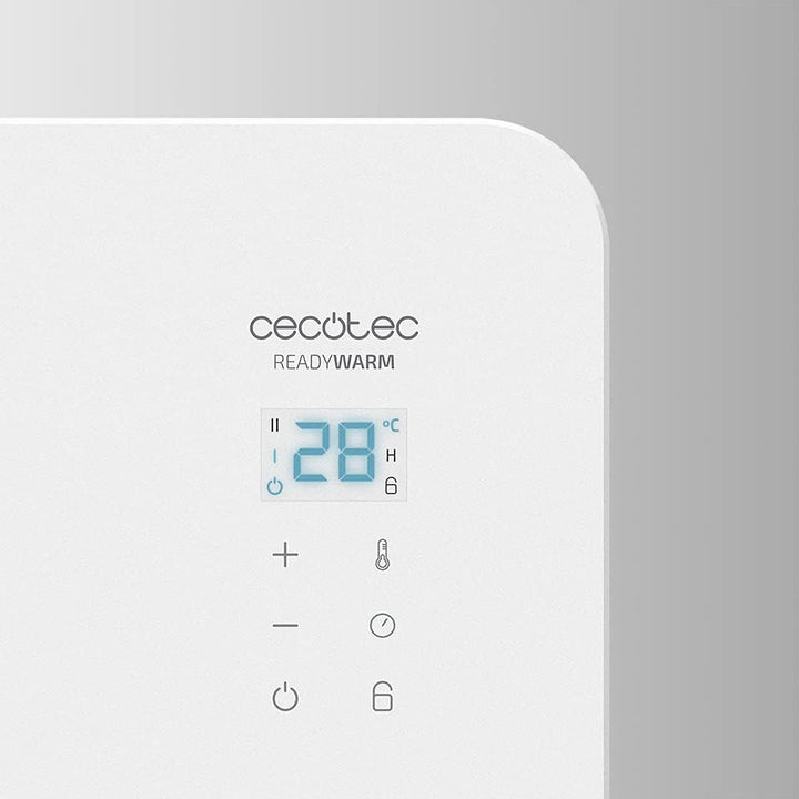 Cecotec Heizkonvektor mit Glasplatte Ready Warm 6700 Crystal Connection. 1500 W, WiFi-Steuerung, ein