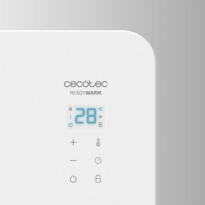 Cecotec Heizkonvektor mit Glasplatte Ready Warm 6700 Crystal Connection. 1500 W, WiFi-Steuerung, ein