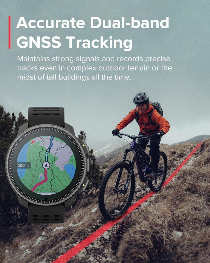 SUUNTO Vertical Abenteuer Uhr - GPS Smartwatch, Zweifrequenz GPS Navigation, Kostenlose Offline-Kart