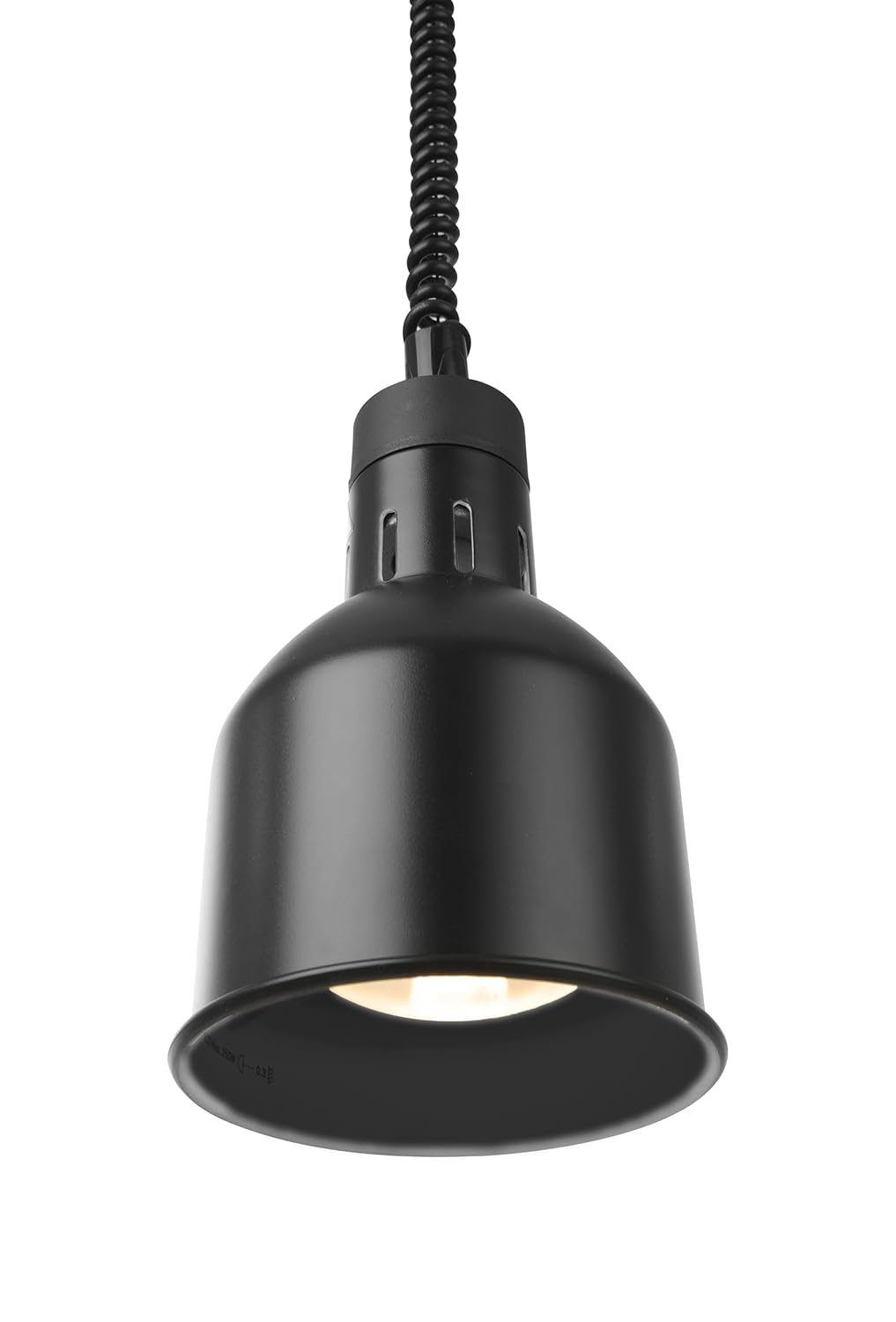 HENDI Wärmelampe, Inkl. Splitterfreie lampe, Höhenverstellbar, Zylinder, Warmhalten von Speisen, Spe