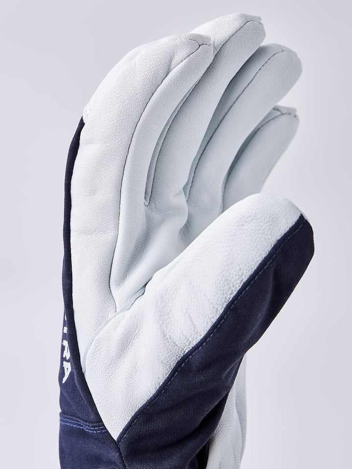 HESTRA Army Heli 5-Finger-Skihandschuh für Herren, Leder 7 navy, 7 navy