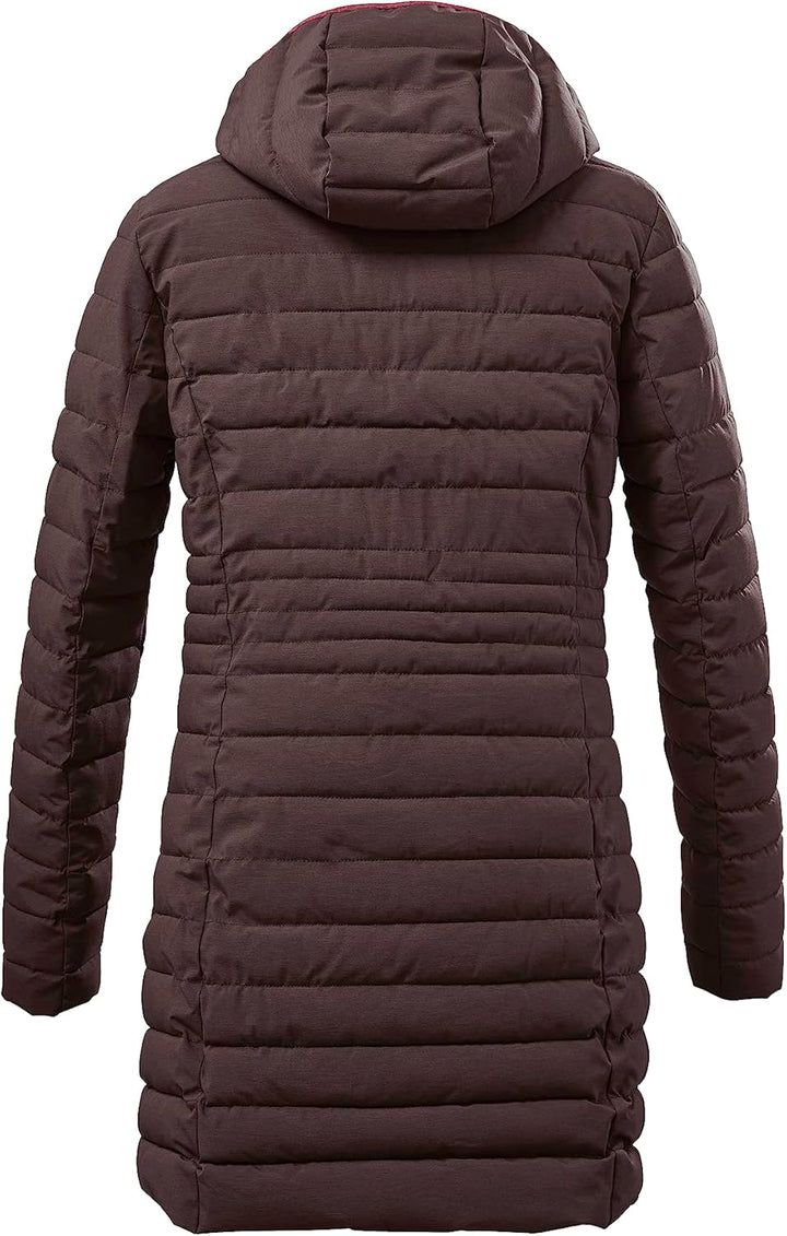 G.I.G.A. DX Damen Bacarya Casual Funktionsparka in Daunenoptik mit abzippbarer Kapuze 34 pflaume, 34