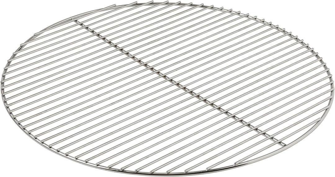 HeRo24 Grillrost 54,5 cm rund Edelstahl 6 mm Aussenring & 4 mm Auflagestäbe Kugelgrill auch Weber 57