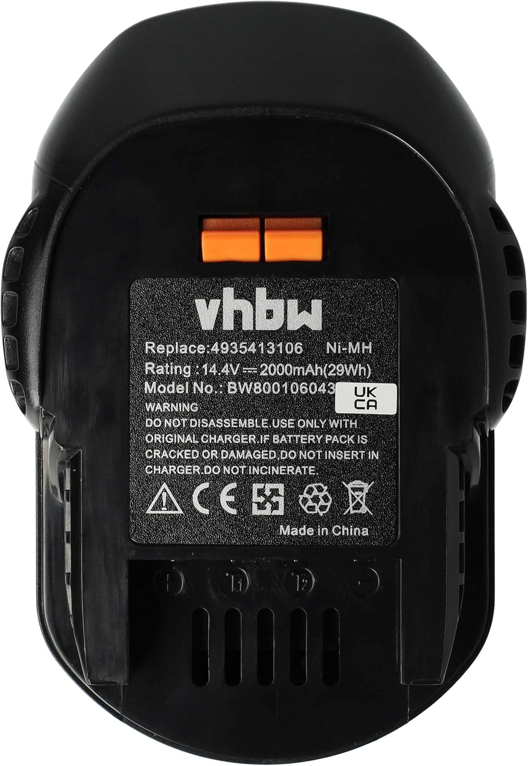 vhbw 2X Akku kompatibel mit AEG FL 14 Werkzeug (2000 mAh, NiMH, 14,4 V)