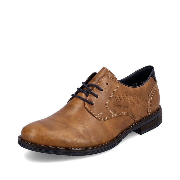 Rieker Herren Businessschuhe 10316, Männer Schnürschuhe 44 EU Braun 24, 44 EU Braun 24