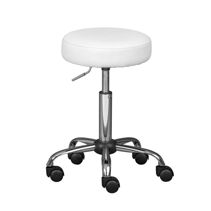 Inter Link – Drehhocker auf Rollen – Höhenverstellbar 50 – 66 cm– Rollhocker – Arbeitshocker – Sitzh