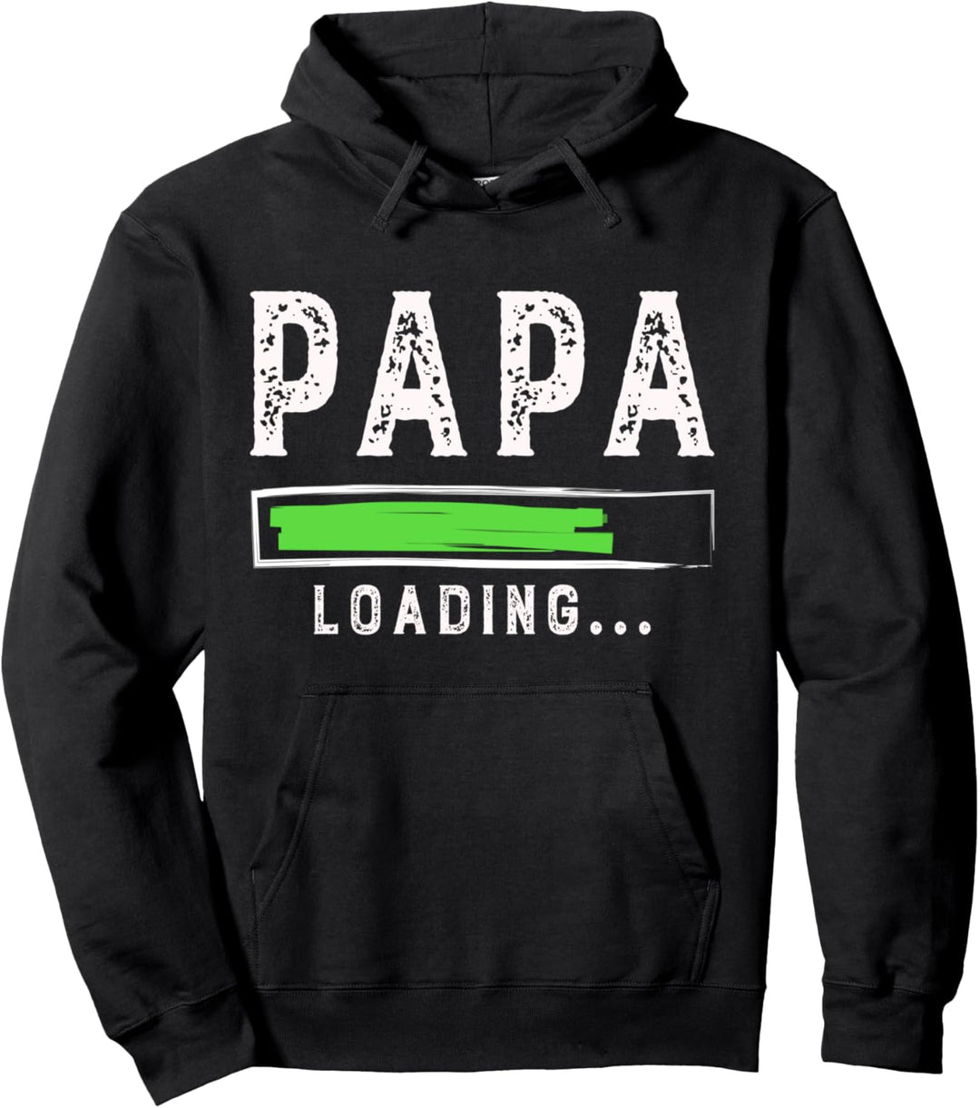 Vatertag Geschenk Werdender Papa Loading Pullover Hoodie