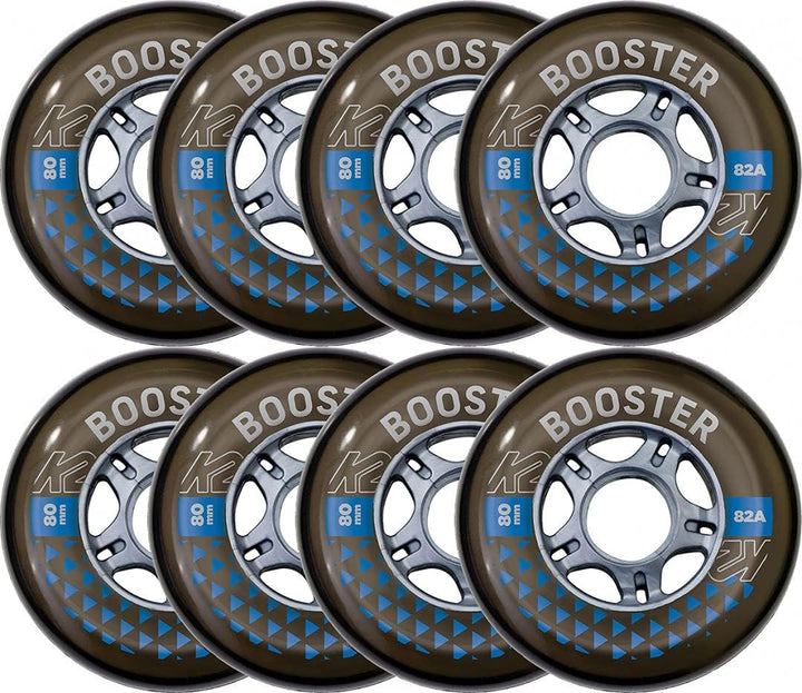 K2 Booster 80 MM 82A 8-Wheel Pack W IL 80mm 82A & ILQ-7, 80mm 82A & ILQ-7