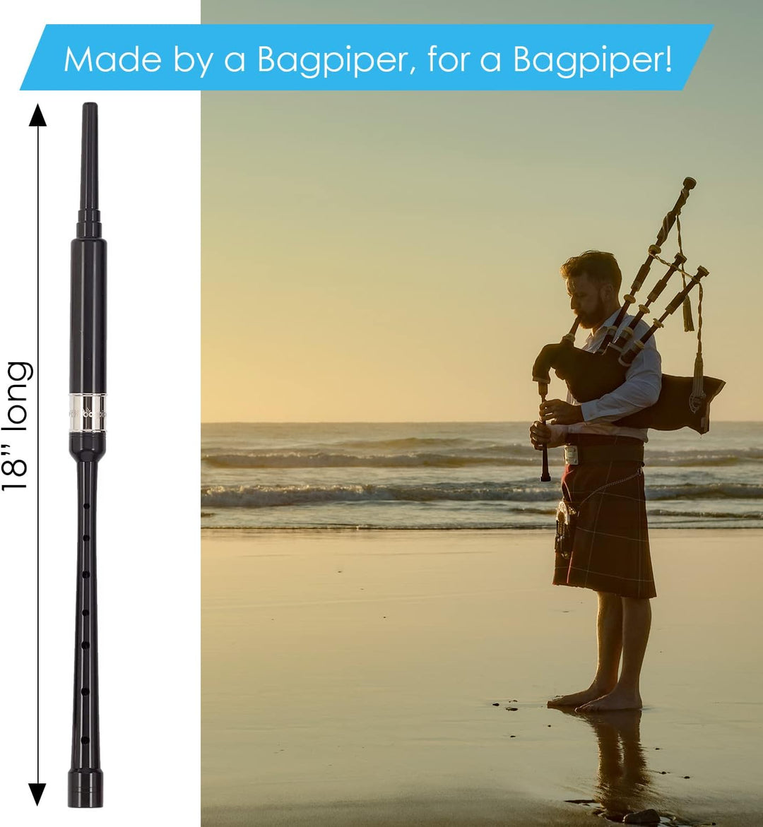 Barefoot Dudelsack Übungssack Chanter Standardlänge 45,7 cm Inklusive brauner Tragetasche. 2 Quality