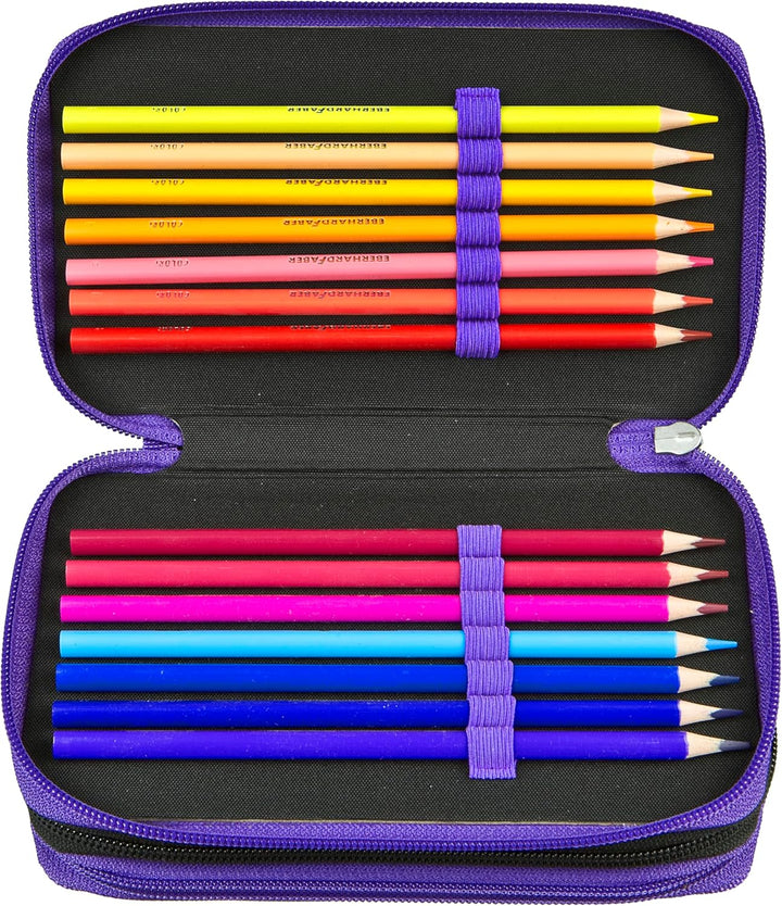 Scooli - Tripledecker Monster High - Gefülltes Schüleretui mit hochwertigen Stiften & Zubehör - Idea