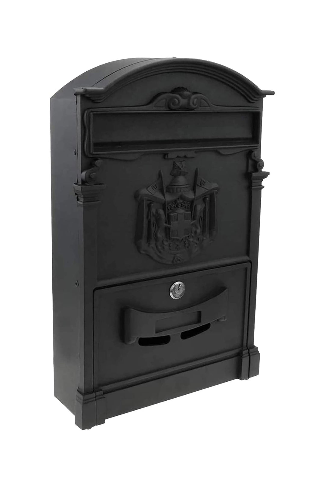 kippen 10005CN Briefkasten Modell Regius Farbe: anthrazit, Schwarz, 410 x 260 x 90 mm