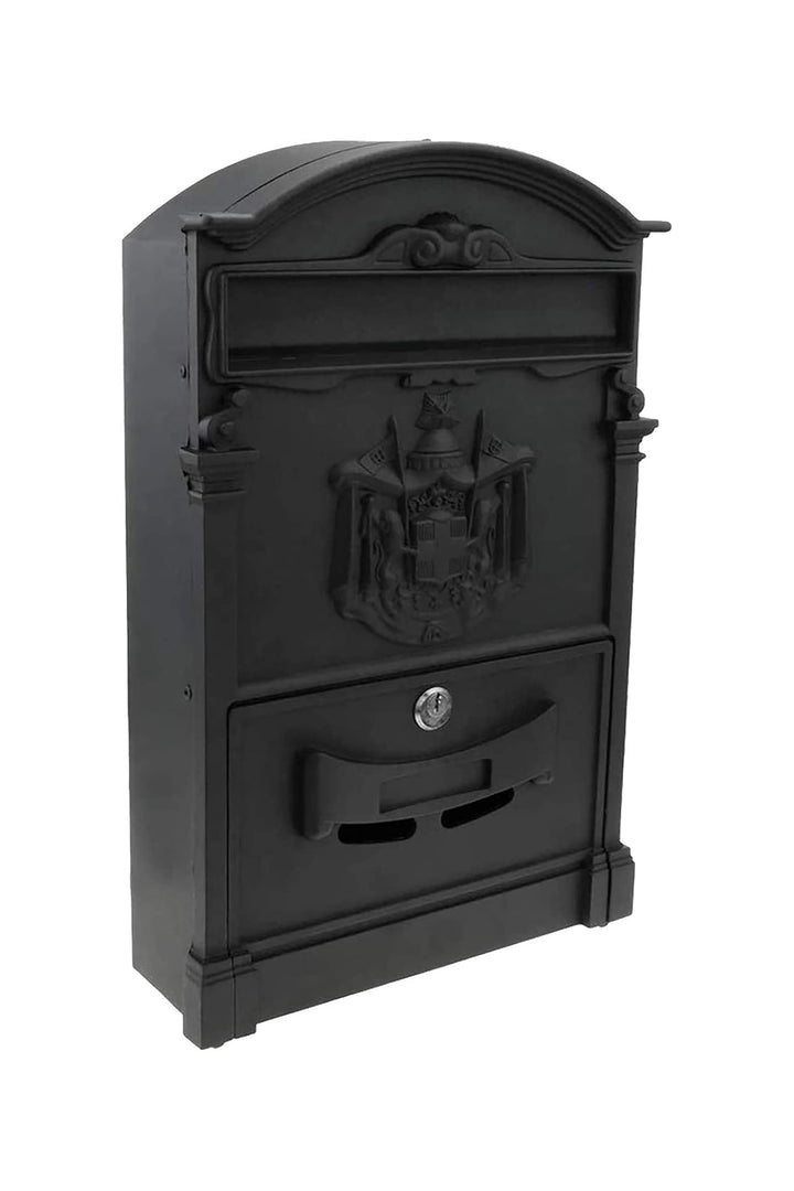 kippen 10005CN Briefkasten Modell Regius Farbe: anthrazit, Schwarz, 410 x 260 x 90 mm
