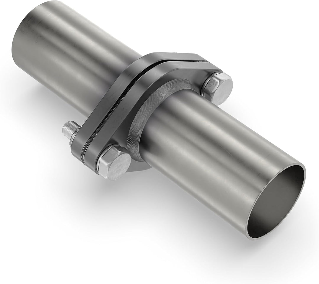 Universal Reparatur Flanschset VZ Abgasanlage von Ø45 50 55 60mm Auspuff Flansch.SET aus Massivstahl