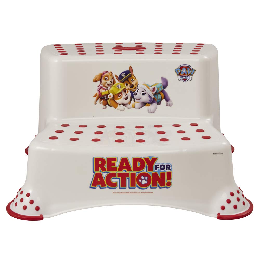 keeeper Paw Patrol Zweistufiger Tritthocker, Ab ca. 3 bis ca. 14 Jahre, Anti-Rutsch-Funktion, Igor,