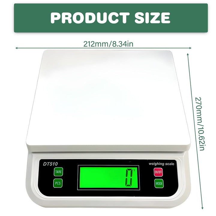 Waage Küchenwaage: 30kg/1g Küchenwaage digital, Food Scale mit LCD-Display Digitalwaage mit 6 Einhei