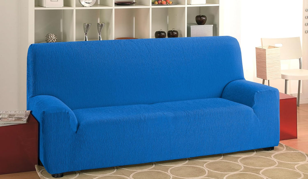 Martina Home Elastischer Sofabezug Modell Emilia 3 Plätze Königsblau (Azul ELÉCTRICO), 3 Plätze Köni
