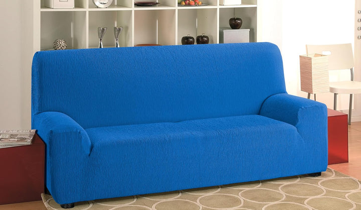 Martina Home Elastischer Sofabezug Modell Emilia 3 Plätze Königsblau (Azul ELÉCTRICO), 3 Plätze Köni