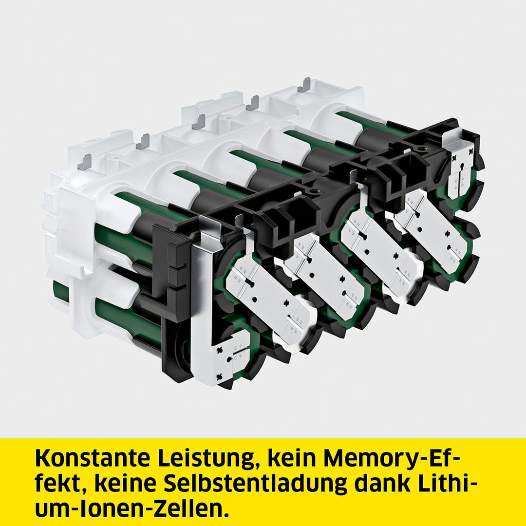 Kärcher 18 V Starter Kit 18/50, 18 V/5 Ah Akku mit Schnellladegerät, Lithium-Ionen-Akku, Ladezeit: i