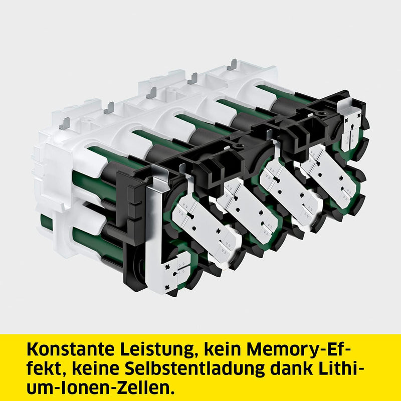 Kärcher 18 V Starter Kit 18/50, 18 V/5 Ah Akku mit Schnellladegerät, Lithium-Ionen-Akku, Ladezeit: i