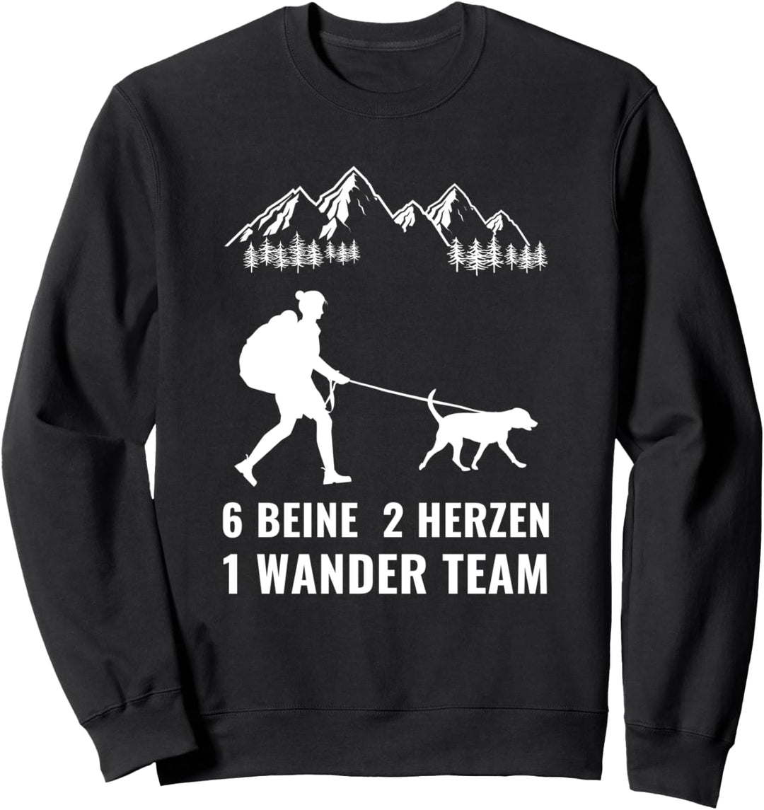 Wandern mit Hund Hundebesitzer Berge Wanderer Sweatshirt