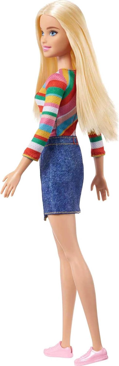 Barbie Puppe, Malibu Adventure for Two Serie, blonden Haaren, Herz Shirt, Denim Shirt, inkl Puppe, G