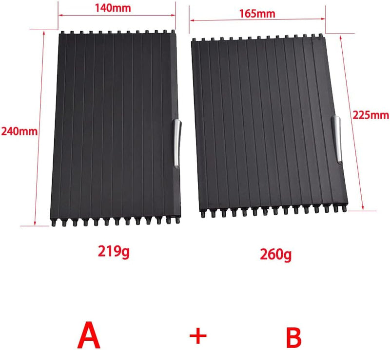 CANTONDZ 1Paar Mittelkonsole Abdeckung Rolle Rollo Vorne Hinten Kompatibel mit BMW X5 X6 E70 E71 E72