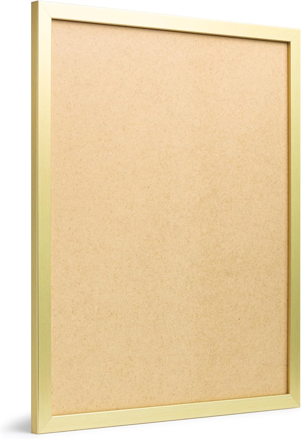 Stallmann Design Bilderrahmen 50x60 cm gold Holz mit Acrylglas Rahmen-Breite 20mm Posterrahmen Wechs