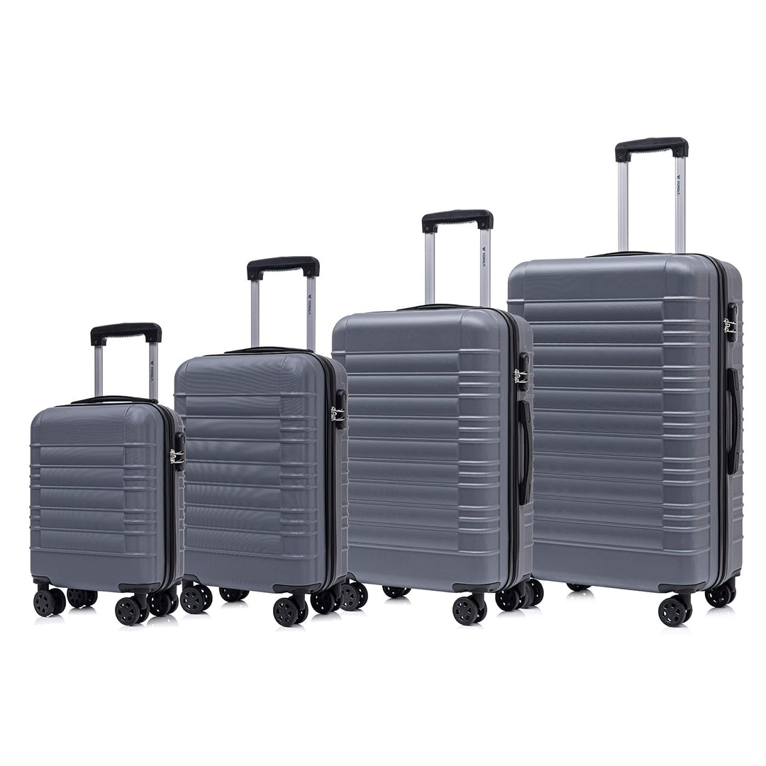 Koffer Suitcase Set, Trolley Reisekoffer, Rollkoffer Handgepäck, Kofferset, Gepäckset mit 360° Rolle