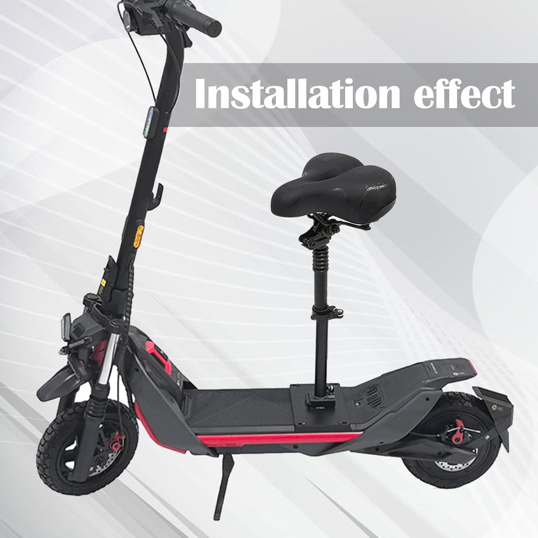 Sitz, Stossdämpfendes Kissen für Ninebot ZT3Pro Elektroscooter, Höhenverstellbar 45-65cm Sitz Klappb