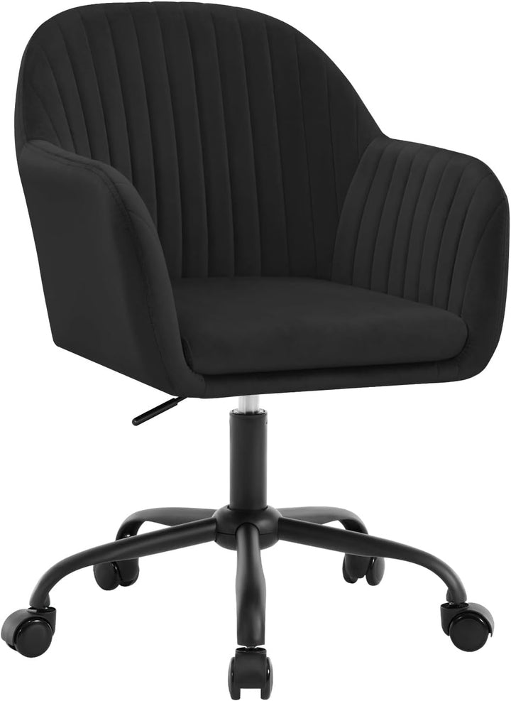 WOLTU Schreibtischstuhl, Bürostuhl ergonomisch, Homeoffice Stuhl höhenverstellbar, Schminkstuhl mit