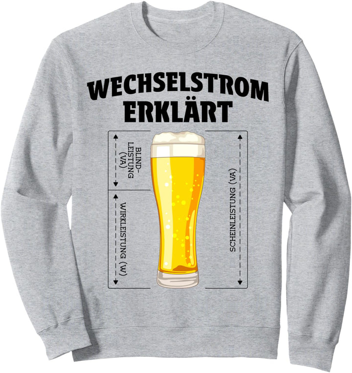 Elektriker Geschenke für Männer Grafik Geschenk Elektriker E Sweatshirt