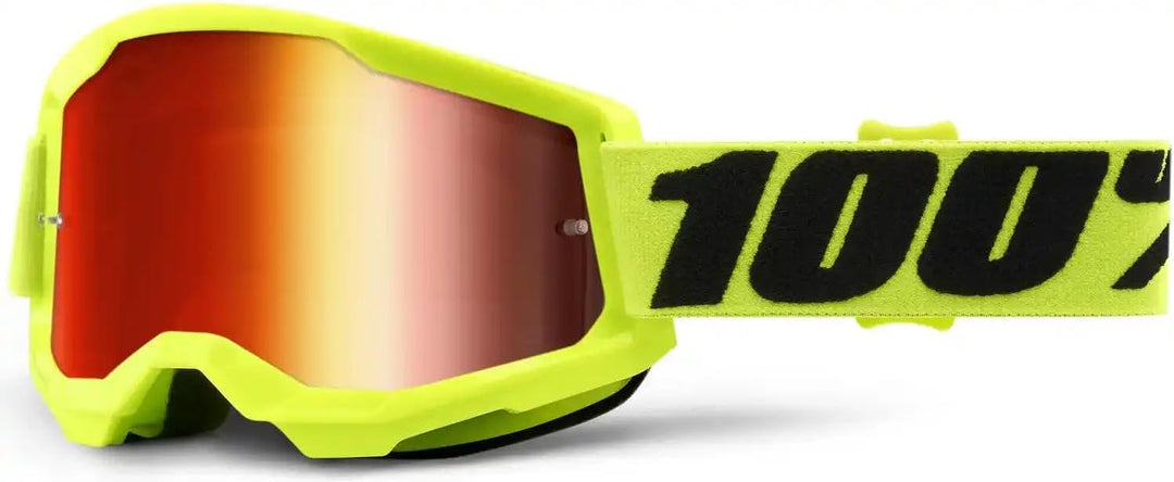 100% MÁSCARAS Unisex 100% Brille Strata 2 masken (2er Pack) Estándar Fluo/Gelb, Estándar Fluo/Gelb